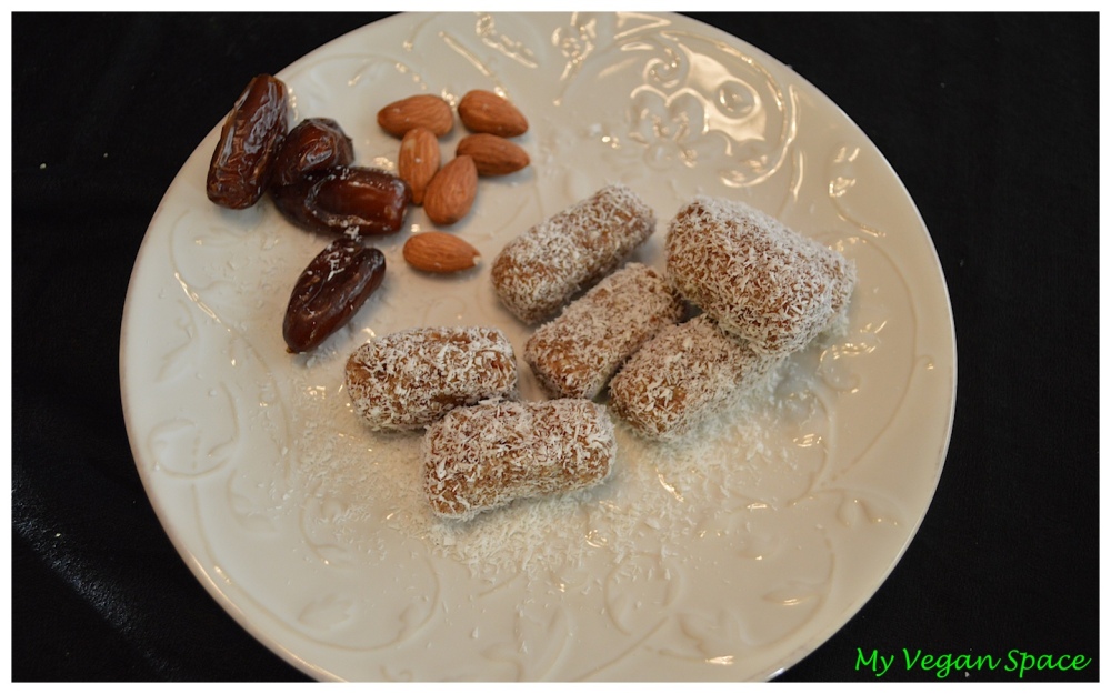 Date Almond Coconut Rolls